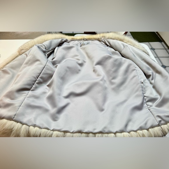 Silver fox by saga Vintage 1980s jacket excellent condition size large 🦊 - Picture 6 of 11